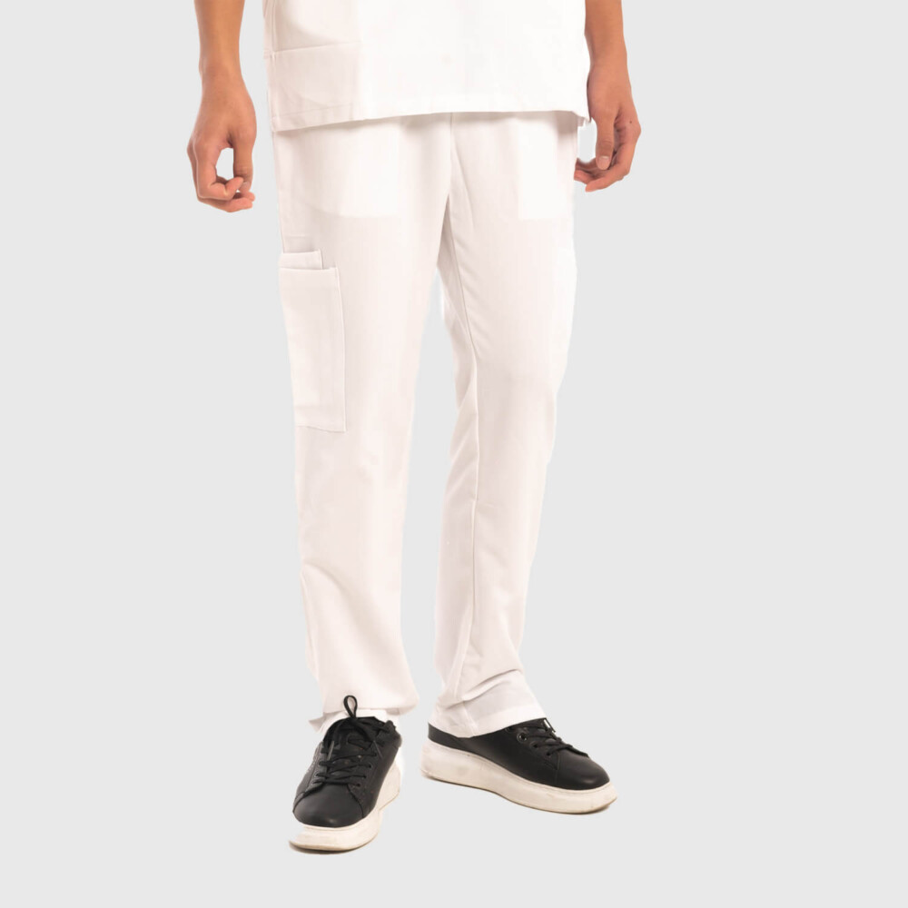 λευκό ιατρικό παντελόνι